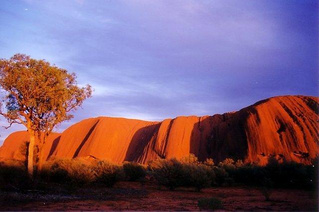 Sunrise at Ayer's Rock